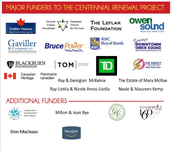 Centennial funders